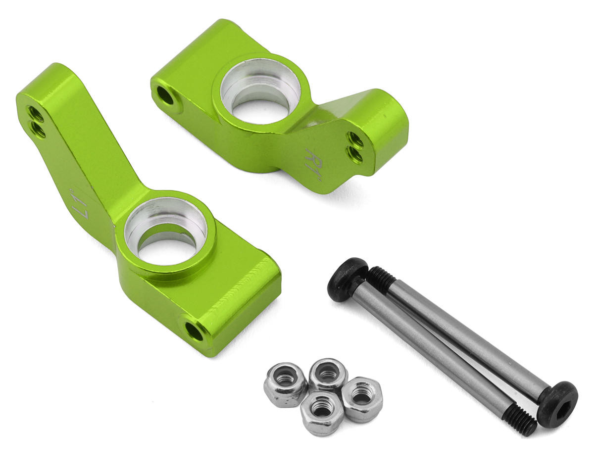 Aluminum Front C-Hub & Rear Hub Set – Blue, For Traxxas Rustler 4x4 VXL 1/10