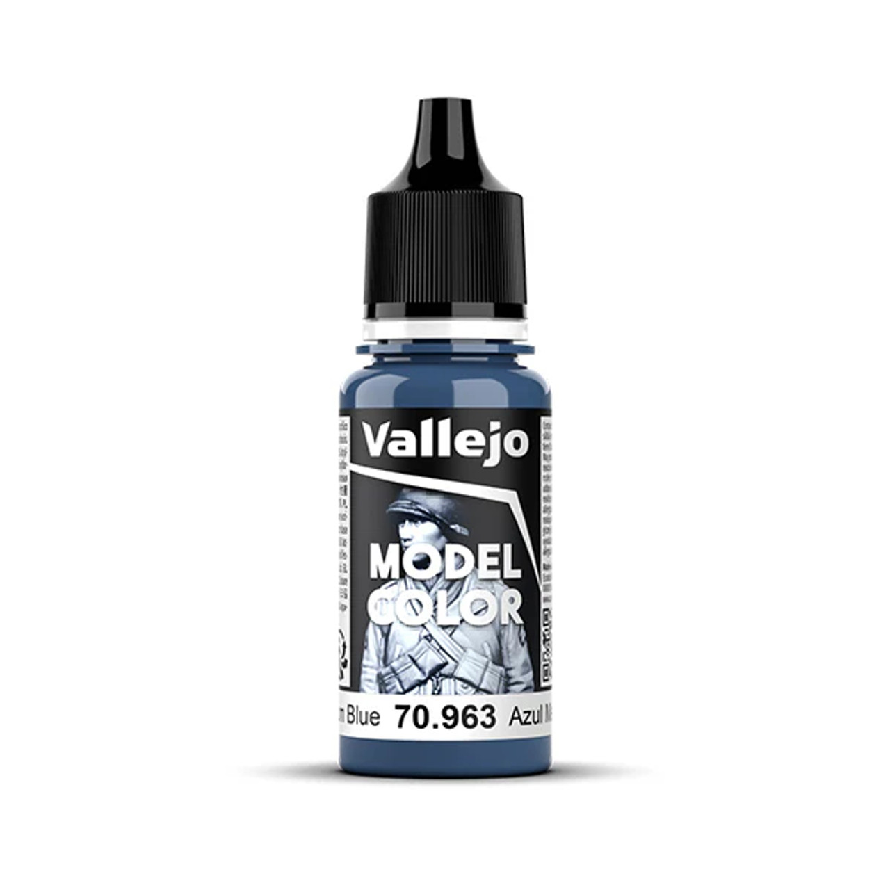 Vallejo 18ml Bottle Medium Blue Model Color
