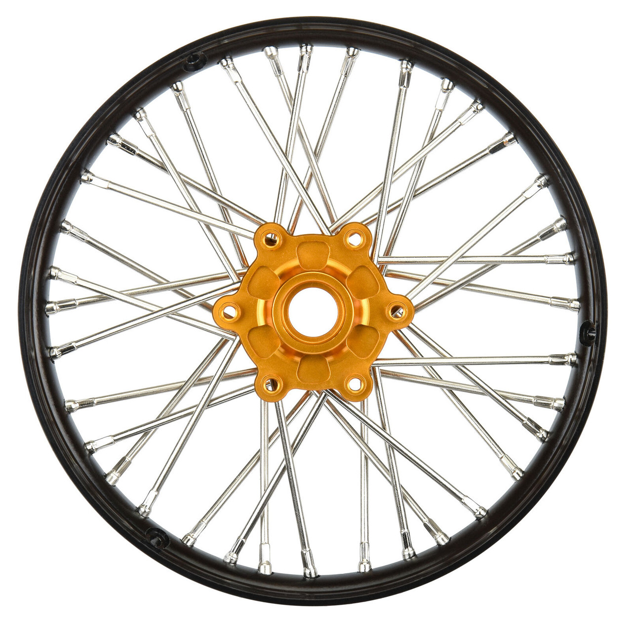 Proline 283600T3 1/4 Pro-Spec Aluminum V2 Bead Front Wheel Black