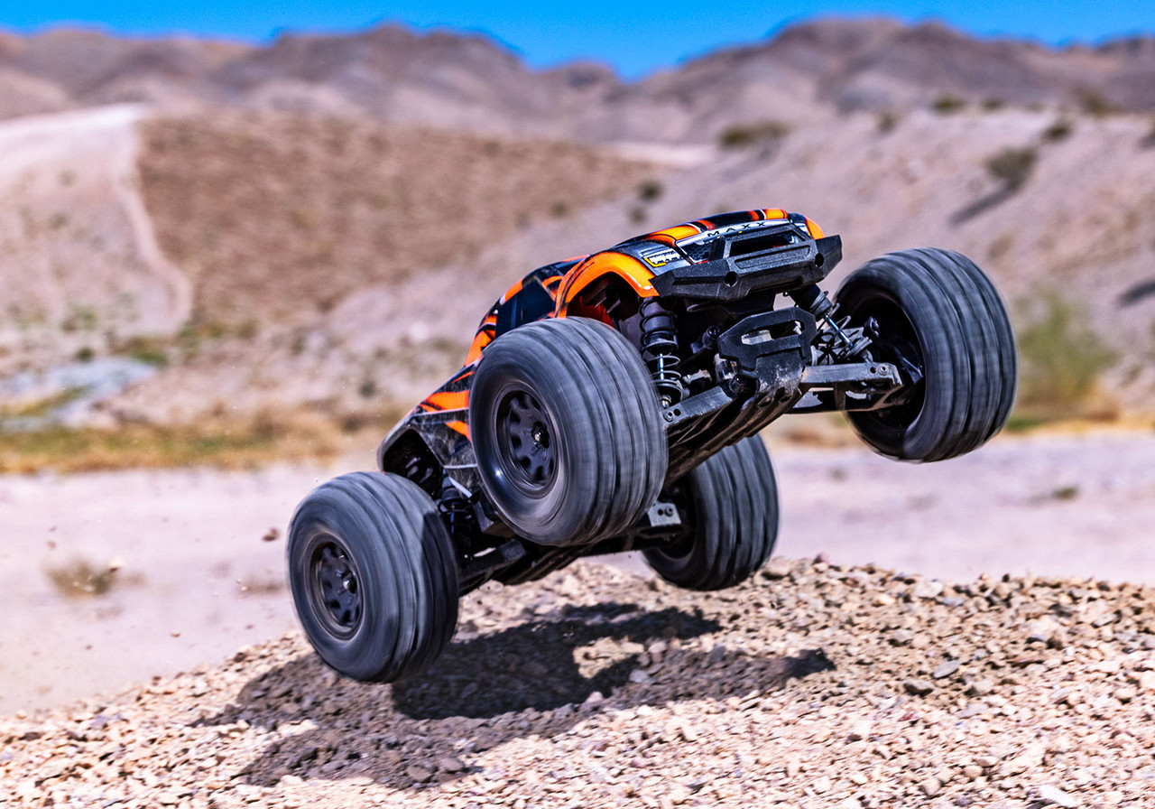 Traxxas Mini Maxx BL-2s Orange - Small Addictions RC
