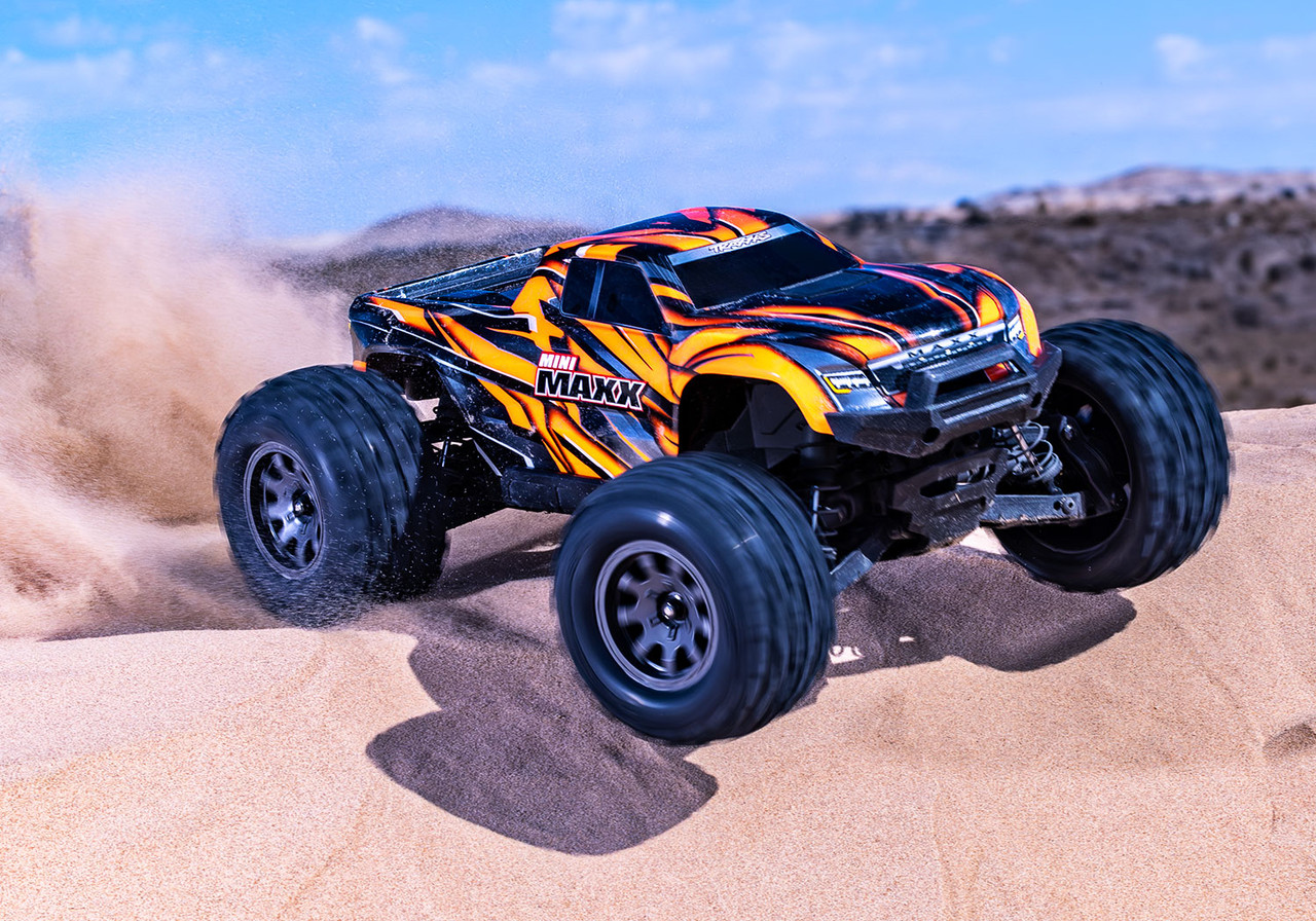 Traxxas Mini Maxx BL-2s Orange - Small Addictions RC