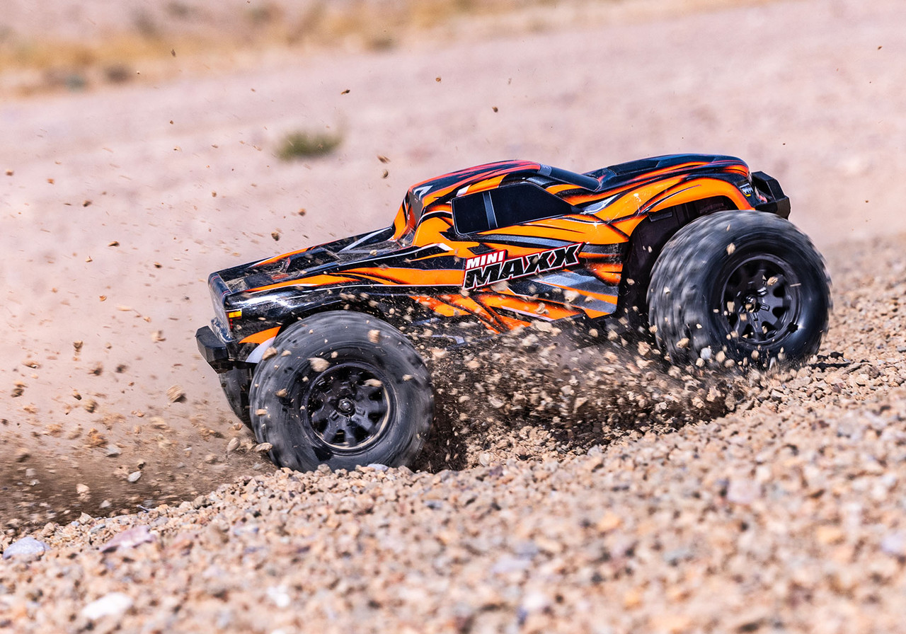 Traxxas Mini Maxx BL-2s Orange - Small Addictions RC