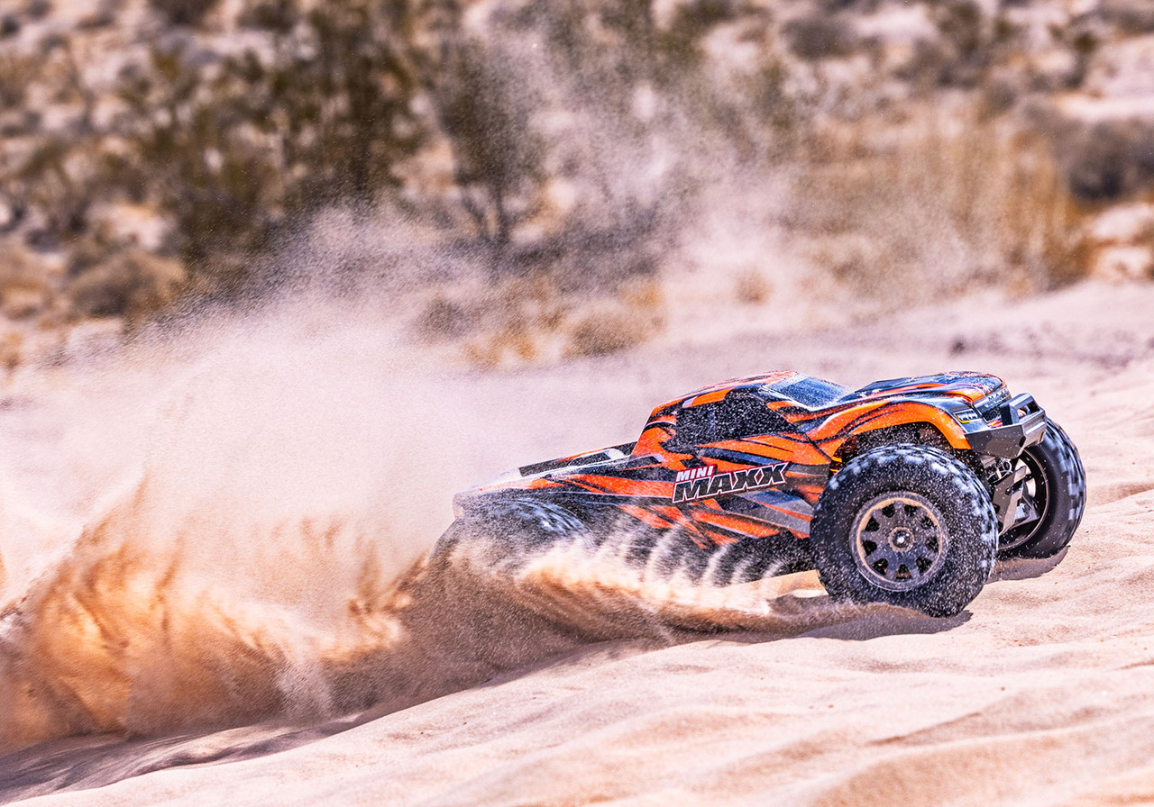 Traxxas Mini Maxx BL-2s Orange - Small Addictions RC