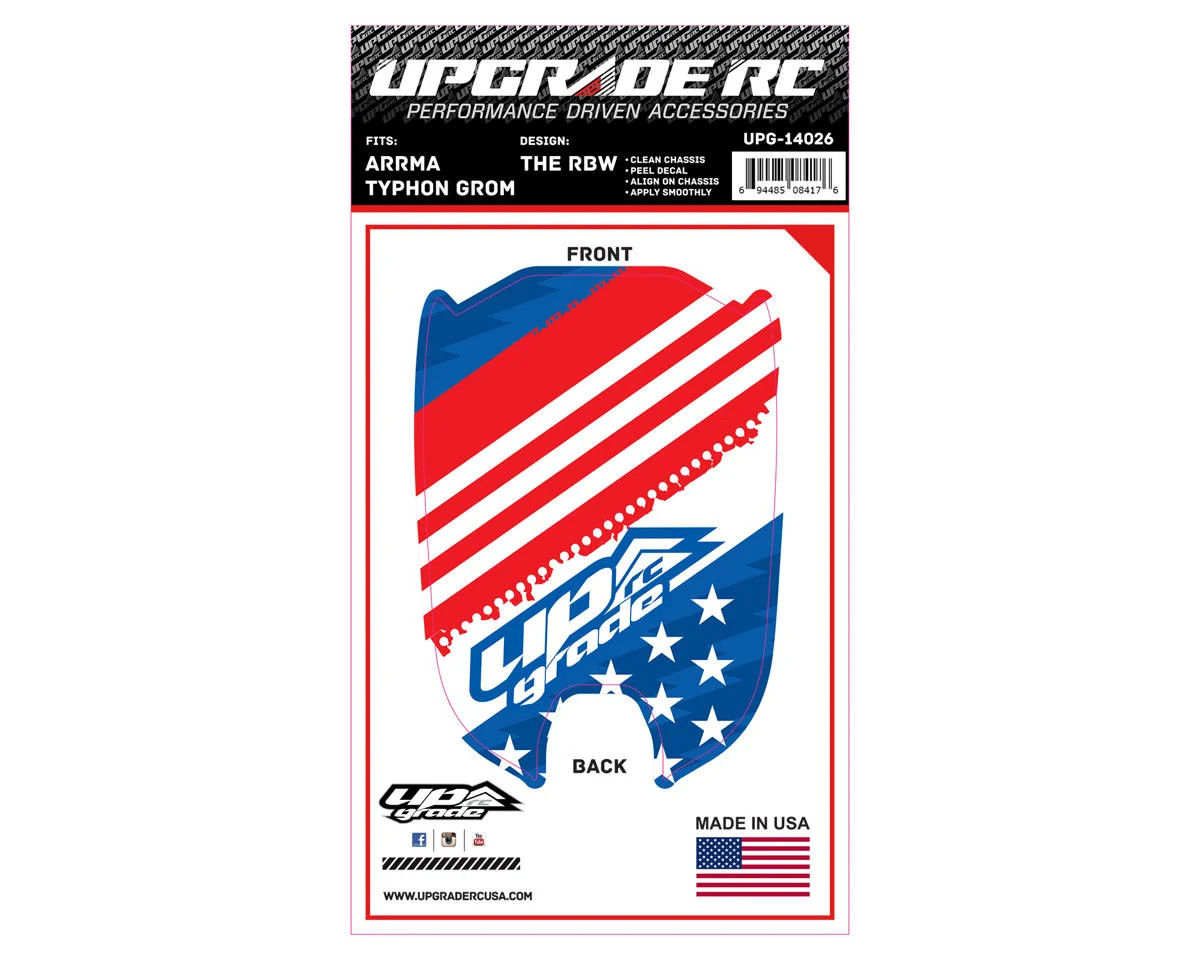 UpGrade RC Chassis Protector for ARRMA™ Typhon Grom (The RWB)