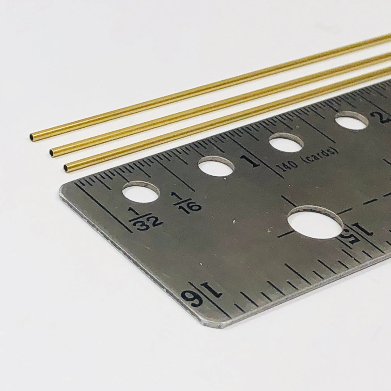 Albion Alloys MBT08 Brass Micro Tube 0.8 mm x 0.6 mm i.d. 3pcs