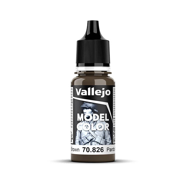 Vallejo 18ml Bottle Medium Brown Model Color