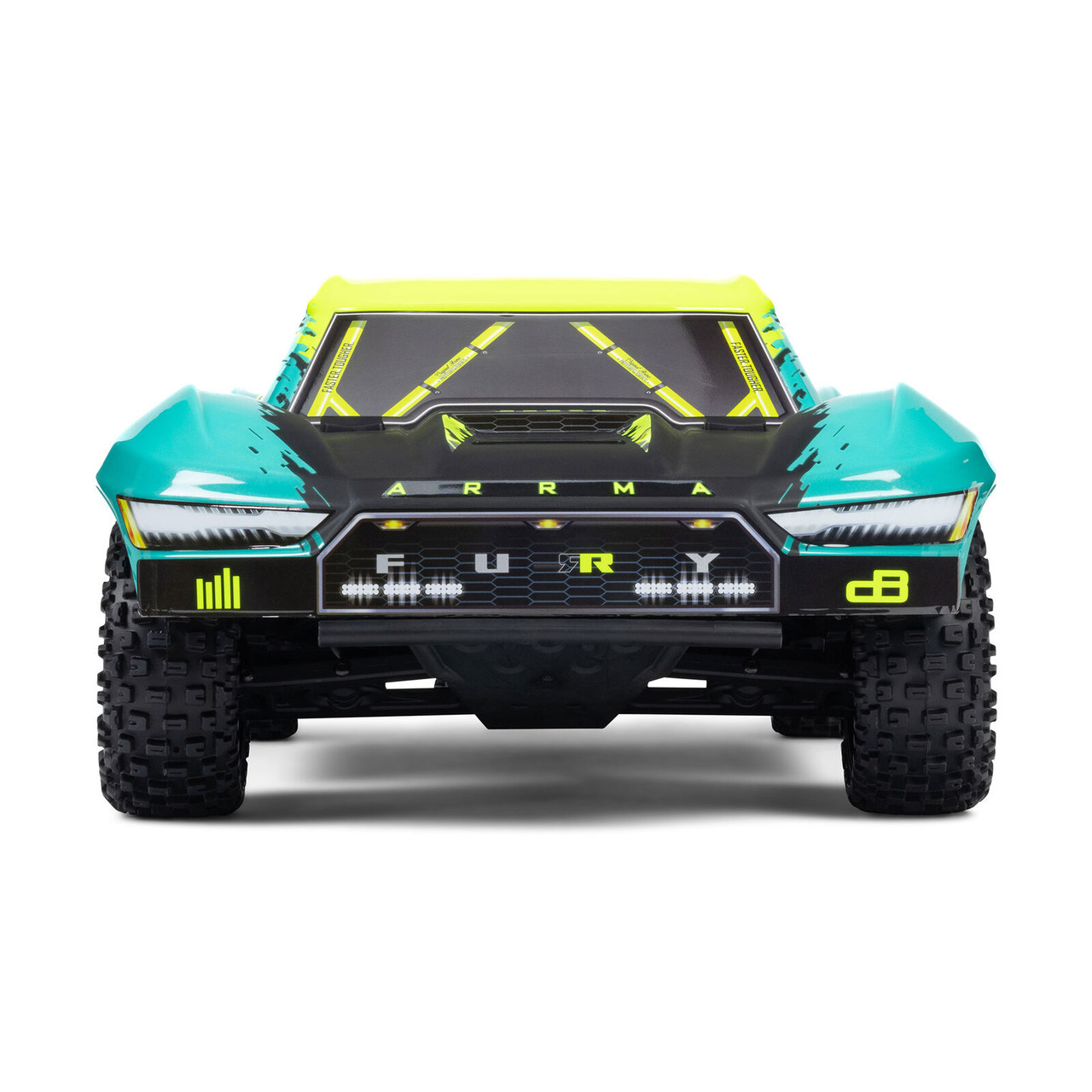 Arrma 1/10 FURY 223S BLX Brushless 2WD Short Course Truck RTR with DSC, Green
