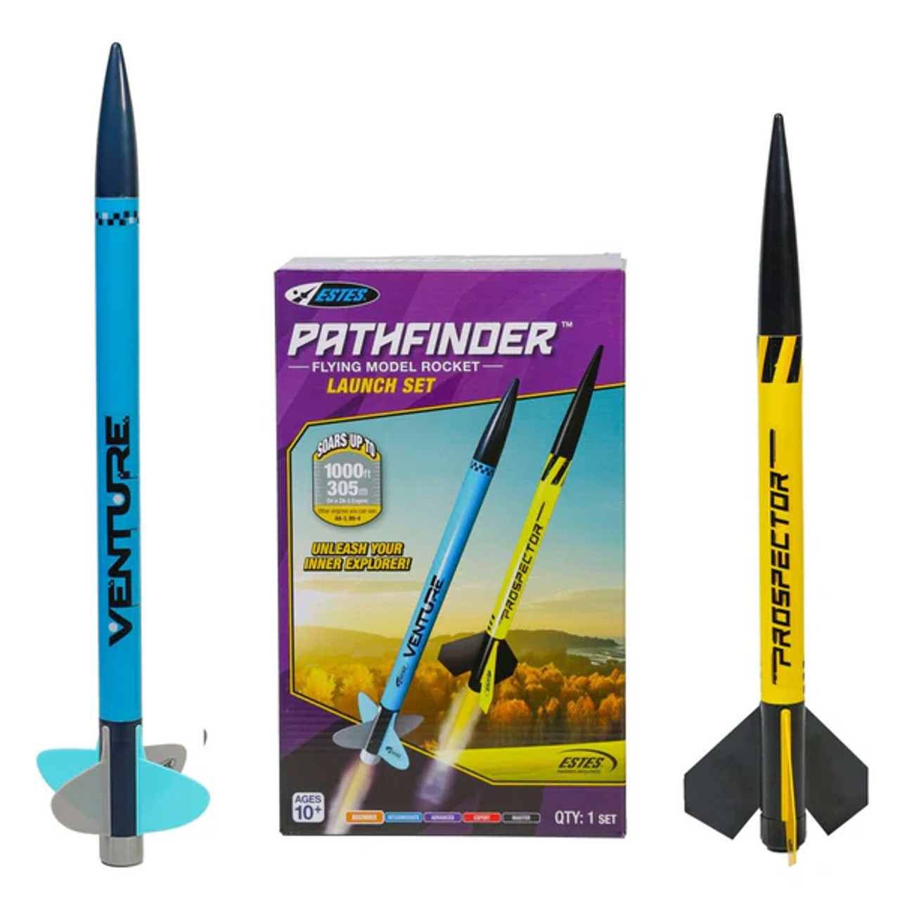 Estes 3238 Pathfinder Pack(2 Rockets) Launch Set 