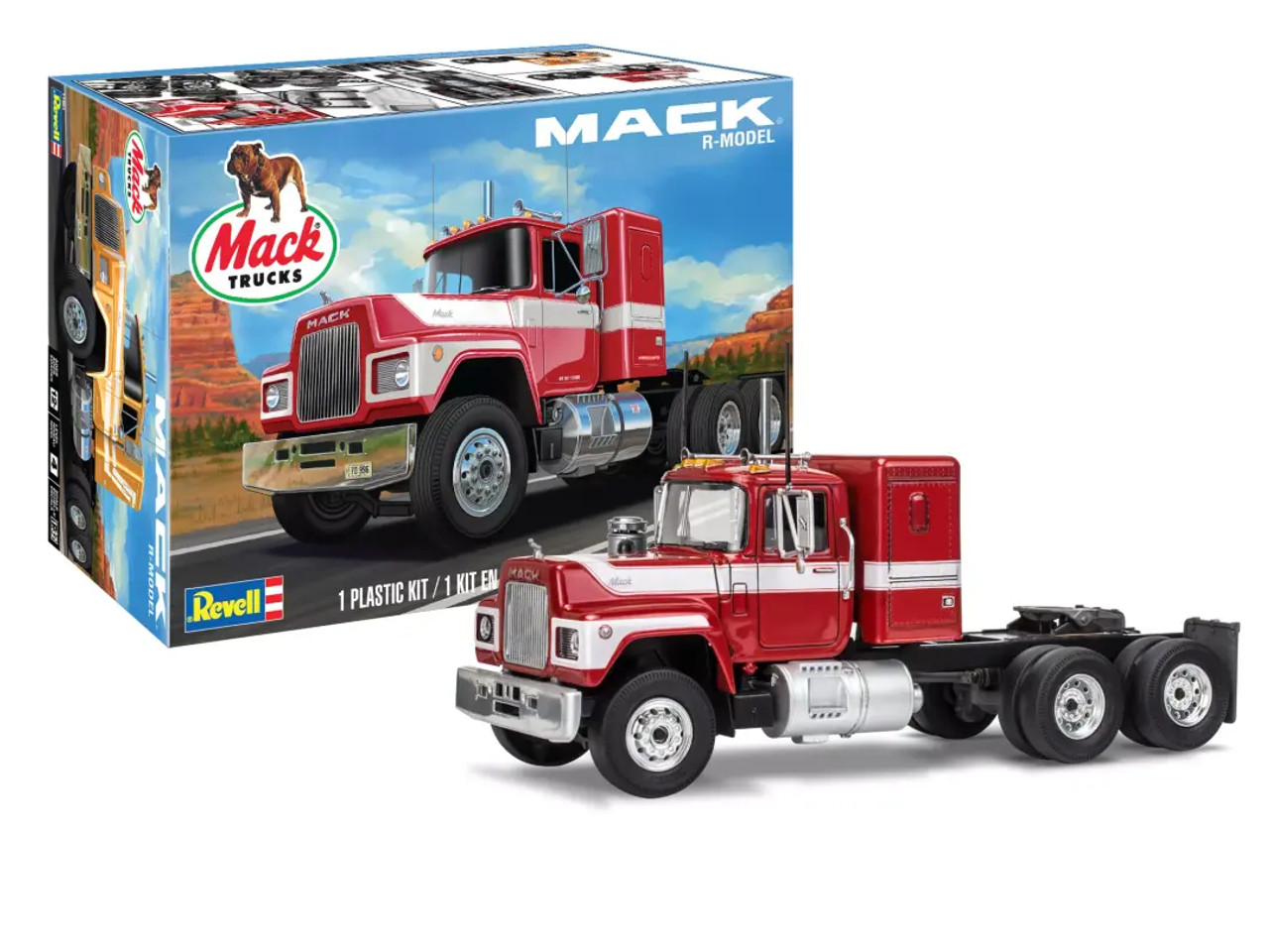 Revell 11961 Mack R Model Semi Truck Skill 4