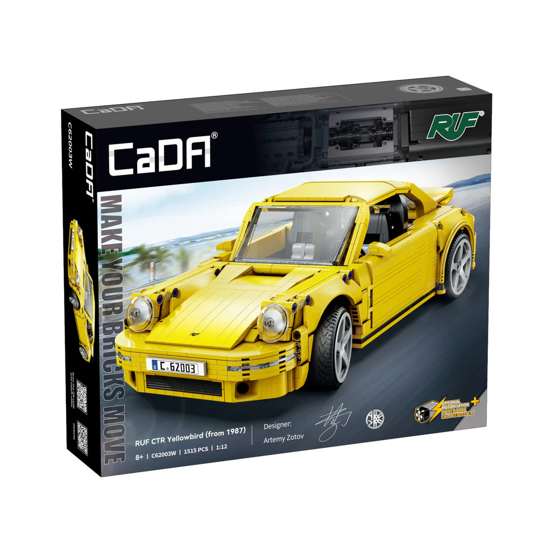 CaDA C62003W 1/12 Super Cars RUF CTR 2017 Yellowbird (1515 pcs