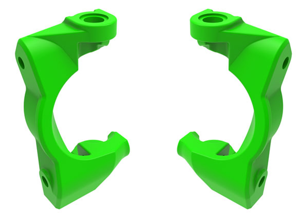 Traxxas 10732-GRN Caster Blocks Left/Right, Green