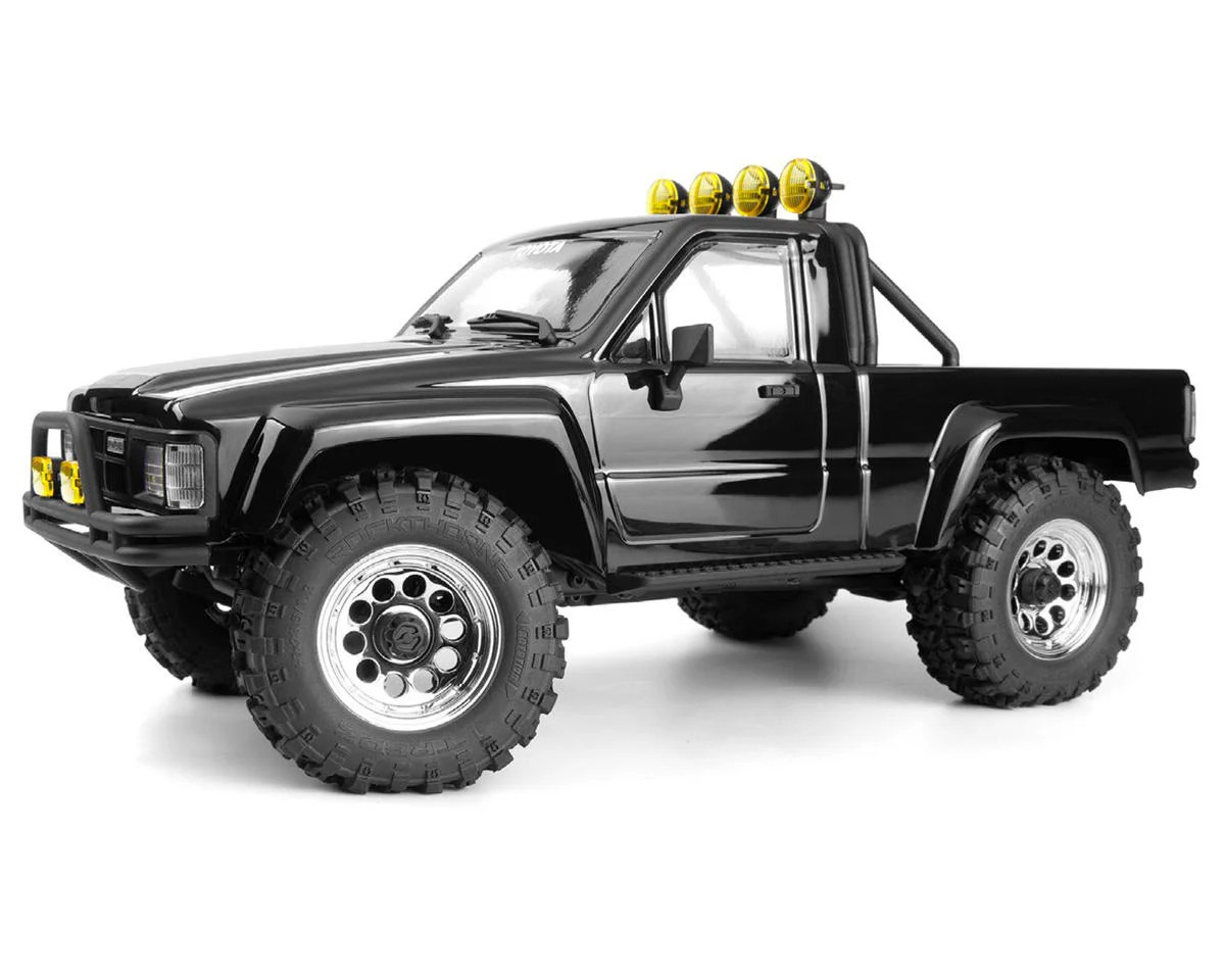 HPI 160802 Venture18 Flux 1985 Toyota Hilux SR5 - Black - Small