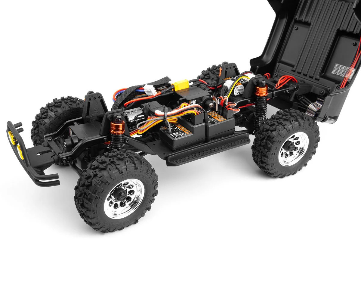 HPI 160802 Venture18 Flux 1985 Toyota Hilux SR5 - Black - Small