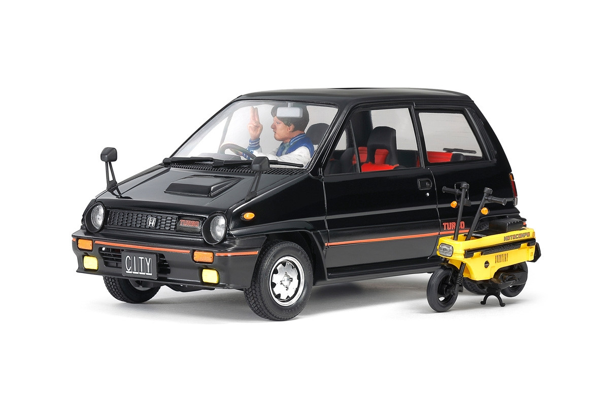 Tamiya 24369 1/24 Honda City Turbo, Plastic Model - Small