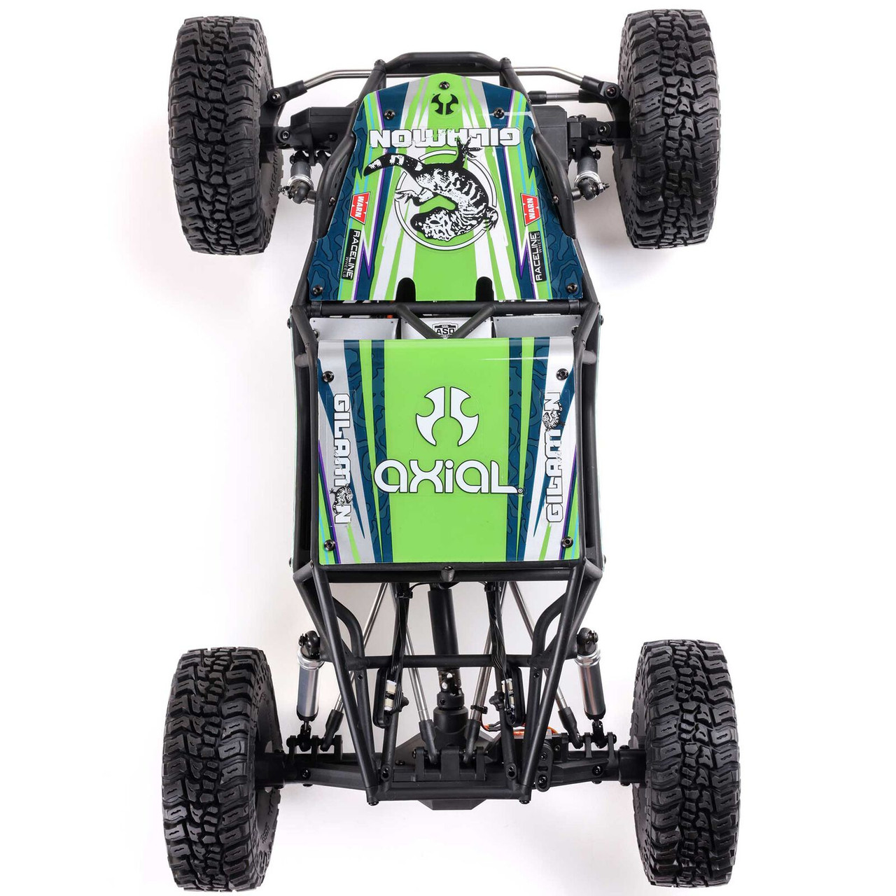 アキシャル　ギラモン 1/8 クローラー Axial 1/8 AXP8 Gilamon 2.2 4X4 RTR Brushed Trail Buggy, Green