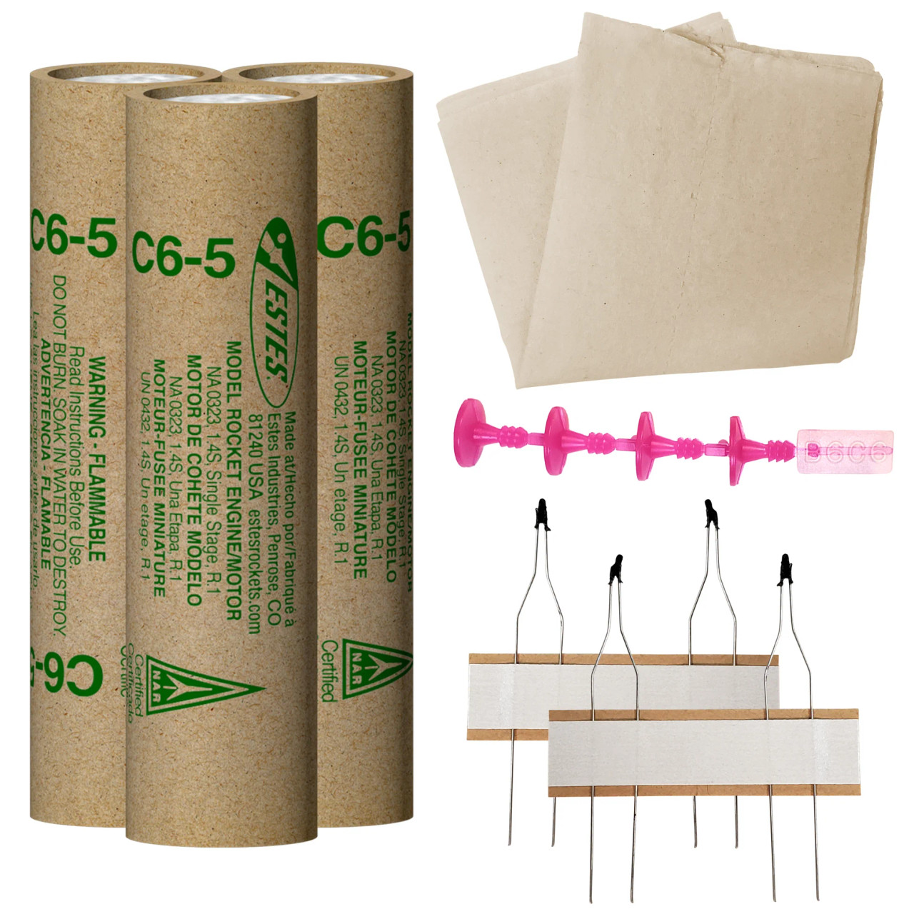  Estes 010056 C6-5 Engine Flight Pack