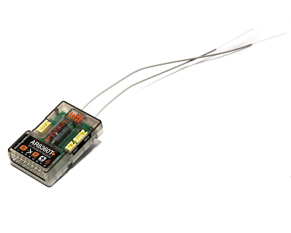 Spektrum AR8360T+ DSMX 8-Channel AS3X+ & SAFE Telemetry Receiver