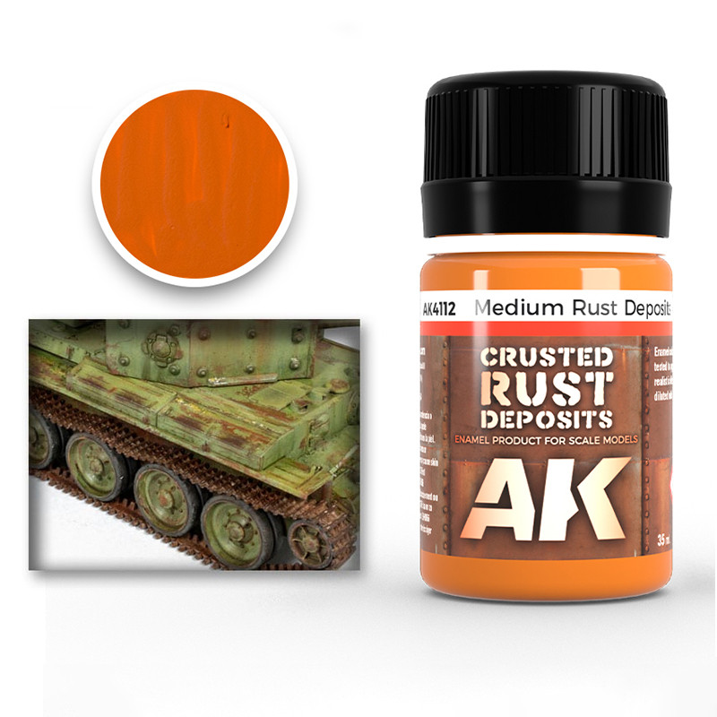 Light Rust Clay AK Interactive Effects AK Interactive Light Rust Effect - Realistic ...