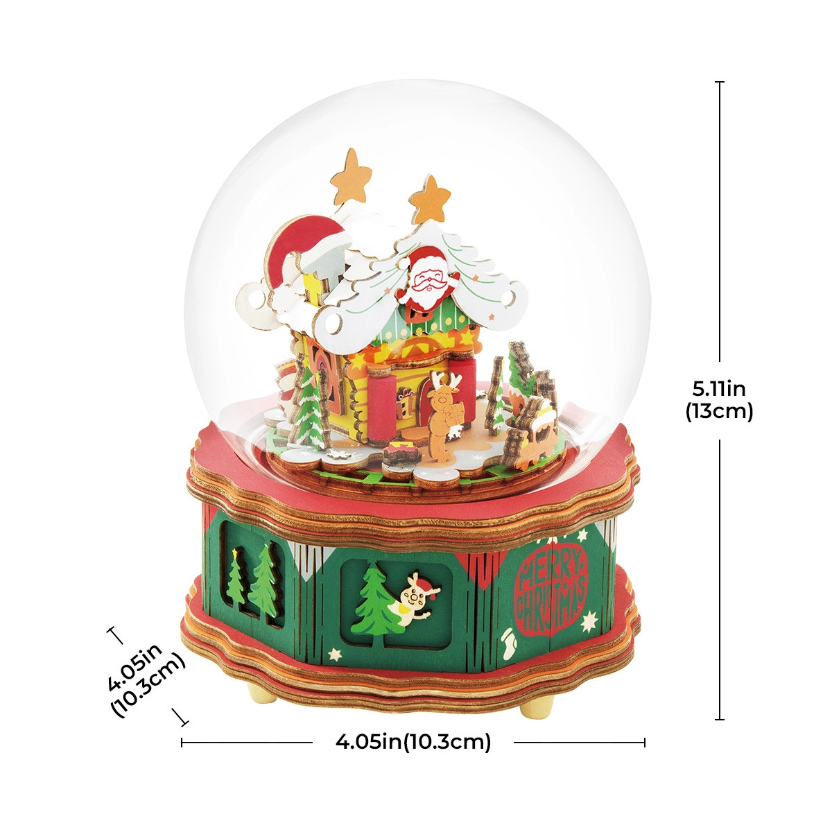Rolife Christmas Town Music Box AM46 - Small Addictions RC