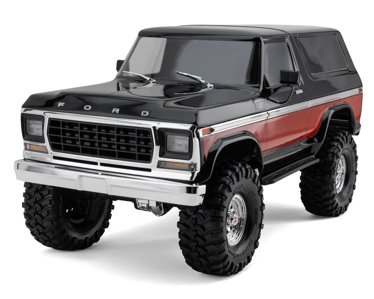 Traxxas TRX-4 1979年 Ford Broncord 各色取り扱い Traxxas TRX-4 1979 Ford Bronco Clipless, Red - Small Addictions RC