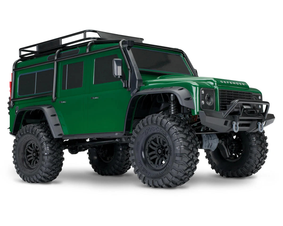 Traxxas 82256-4-GRN TRX-4 Defender, Clipless, Green - Small