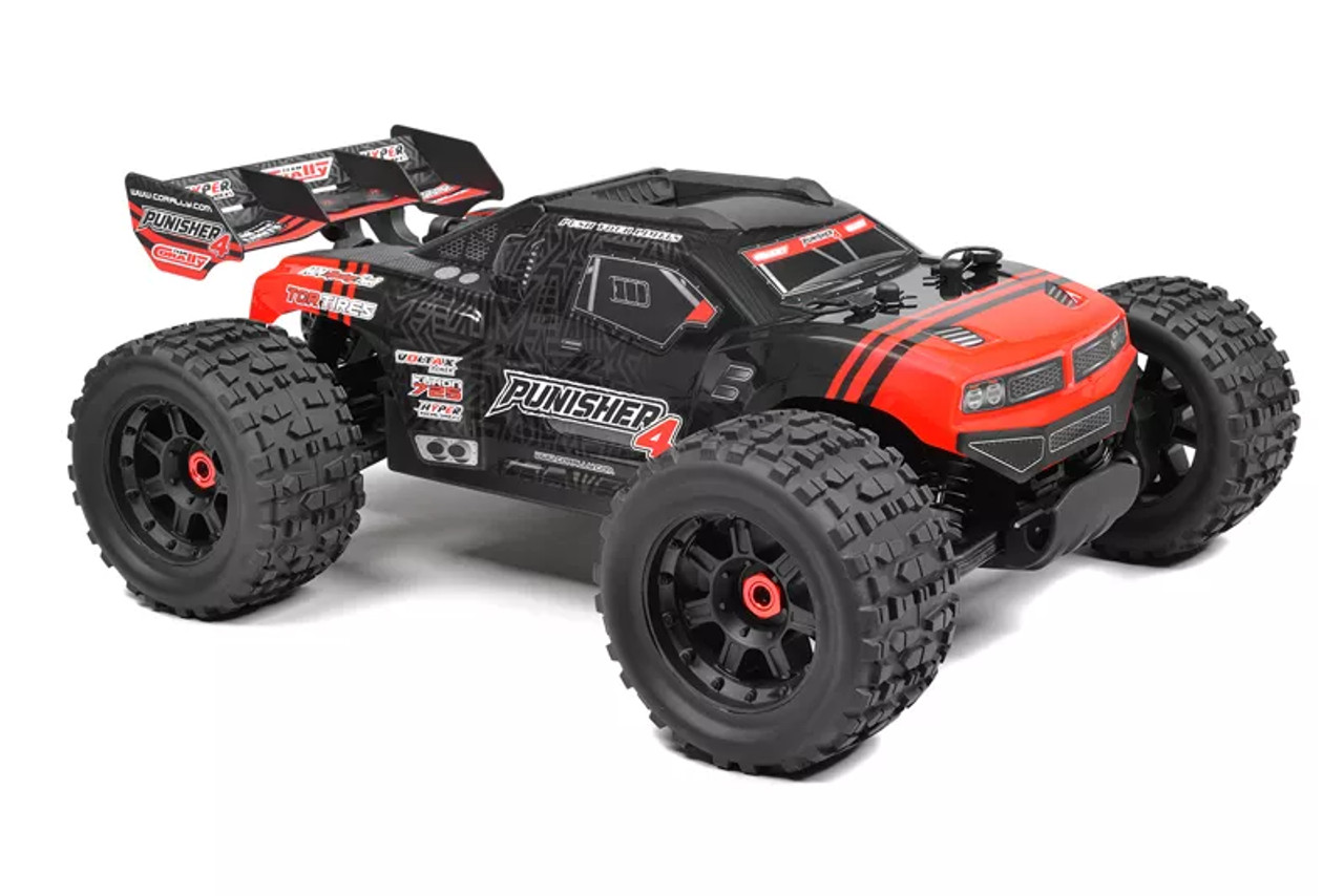 Team Corally Punisher 4S Monster Truck RTR Version, Red