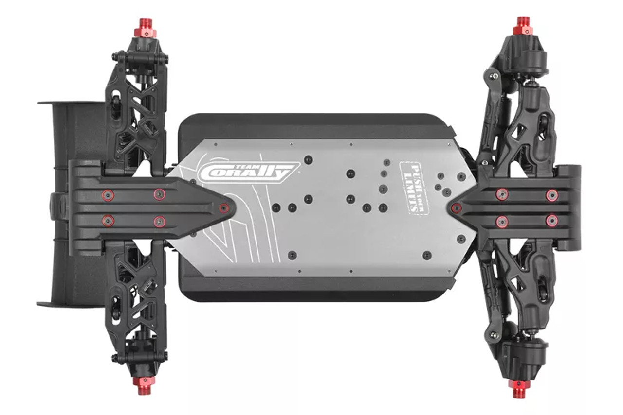 Team Corally Punisher 4S Monster Truck RTR Version, Red