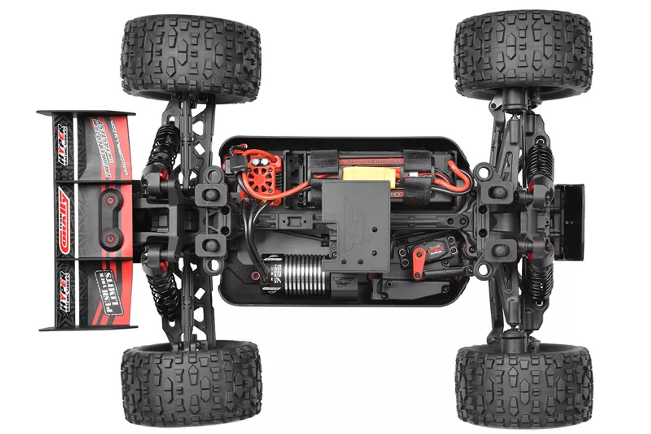 Team Corally Punisher 4S Monster Truck RTR Version, Red