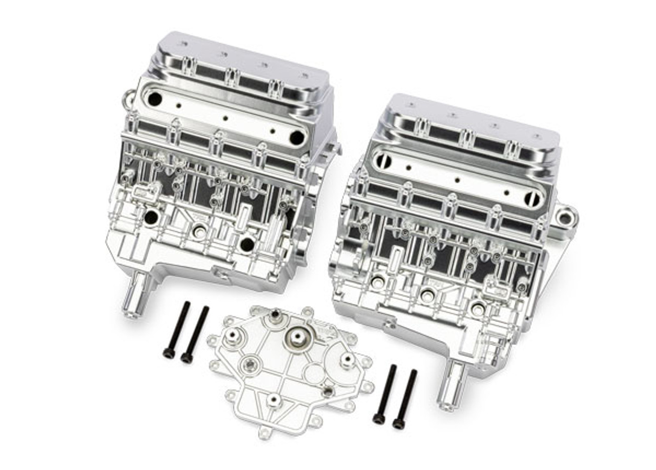 Traxxas 10981-SATIN Pro Scale Sand Car Satin Chrome Engine Block