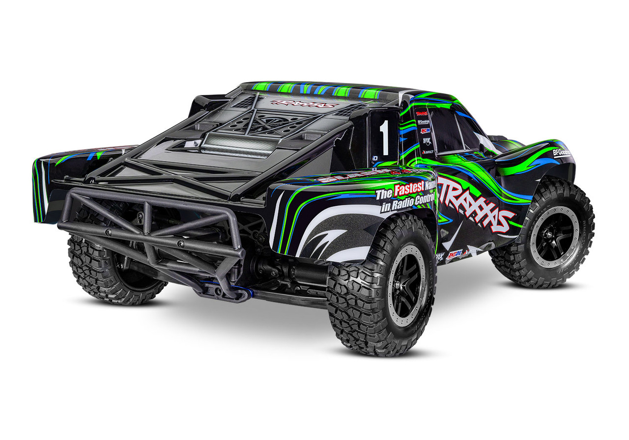 Traxxas 68386-4-GRN Slash 4X4 VXL Heavy Duty, Green - Small