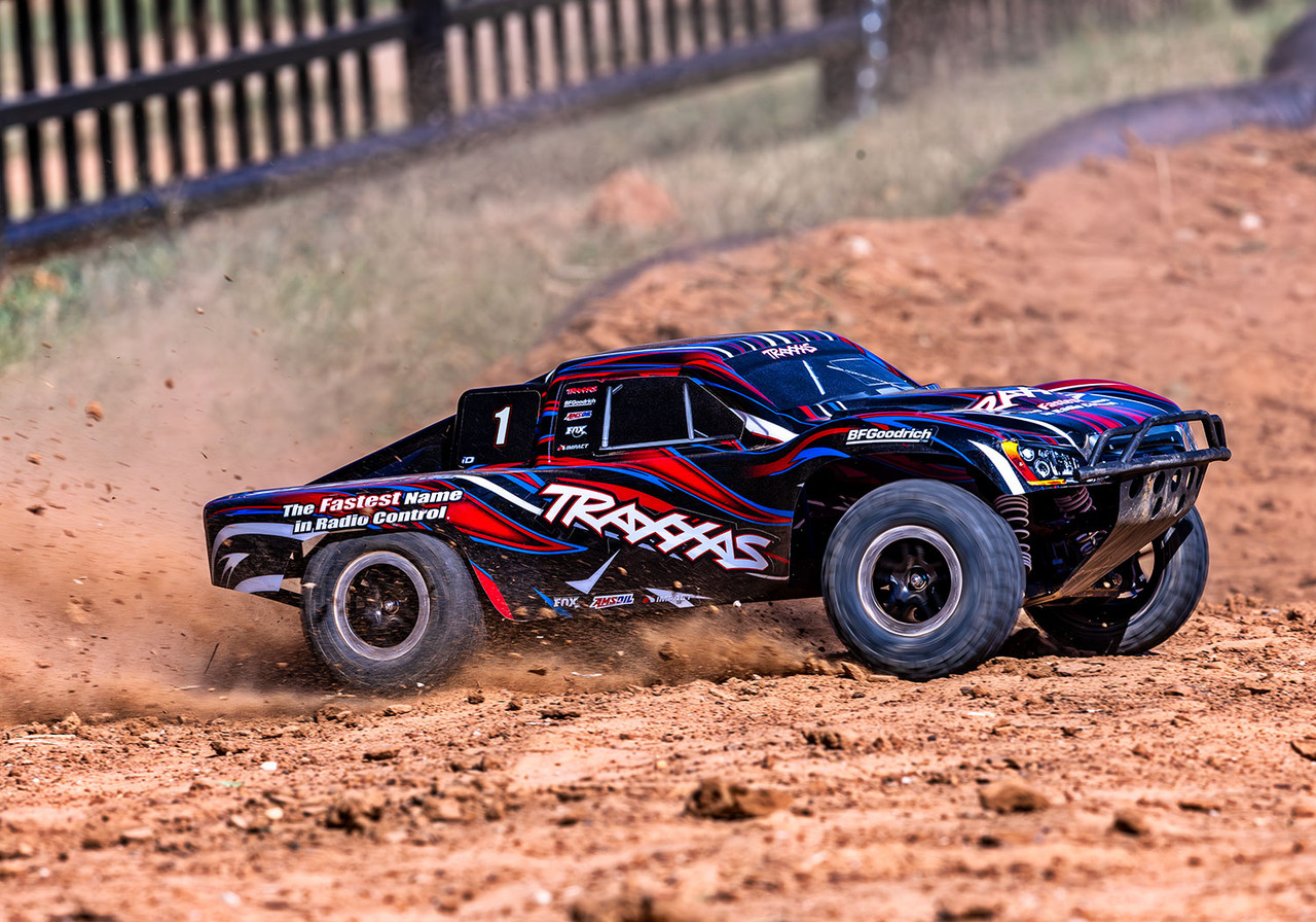 Traxxas 68386-4-RED Slash 4X4 VXL Heavy Duty, Red - Small