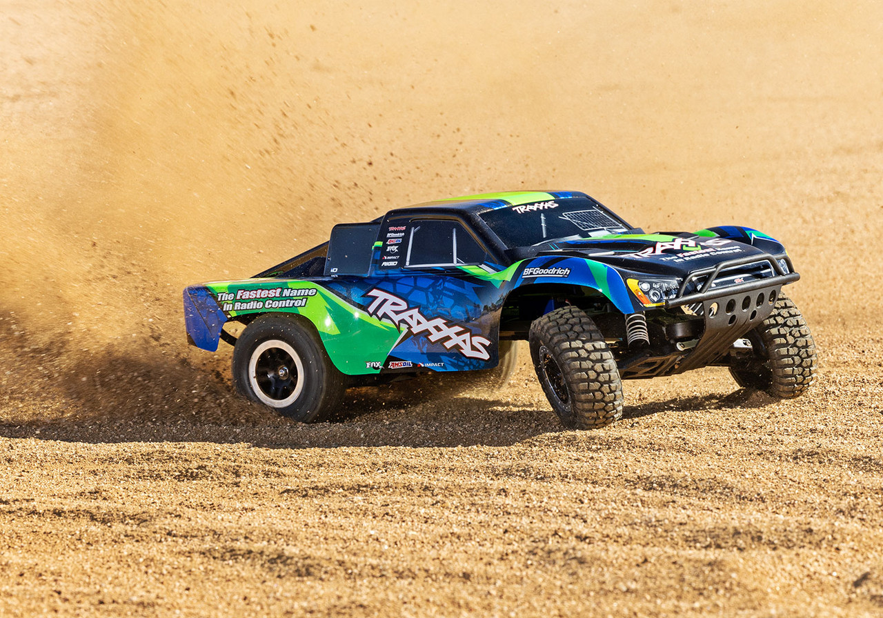 Traxxas Slash 58376-74-GRN VXL 1/10 scale 2WD short course truck Extreme Heavy Duty, Green
