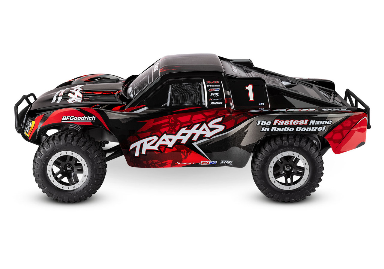 Traxxas Slash 58376-74-RED VXL 1/10 scale 2WD short course truck Extreme Heavy Duty, Red