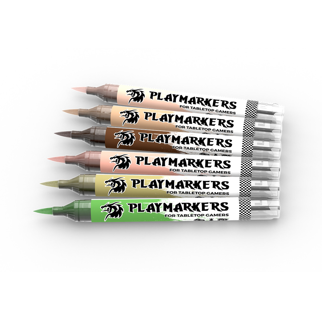 AK Interactive M107 Playmarkers Set - Skin & Flesh Tones (6 Ref.)