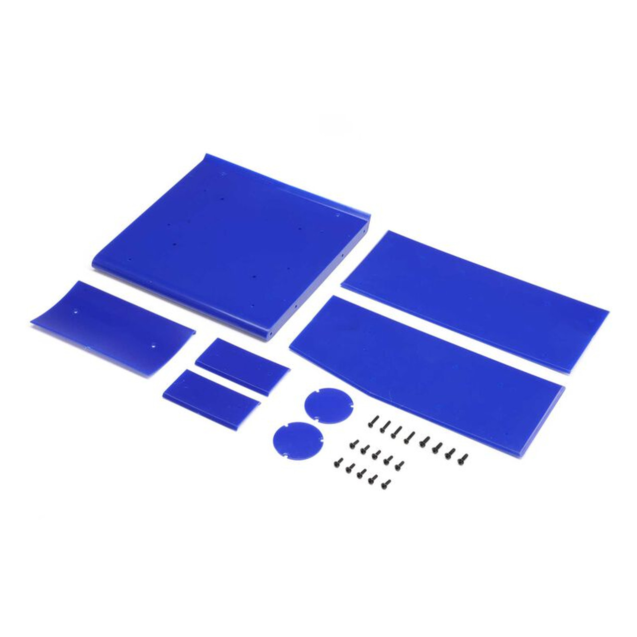 Losi 2853 Wing Panel Set, Blue: 22S Sprint