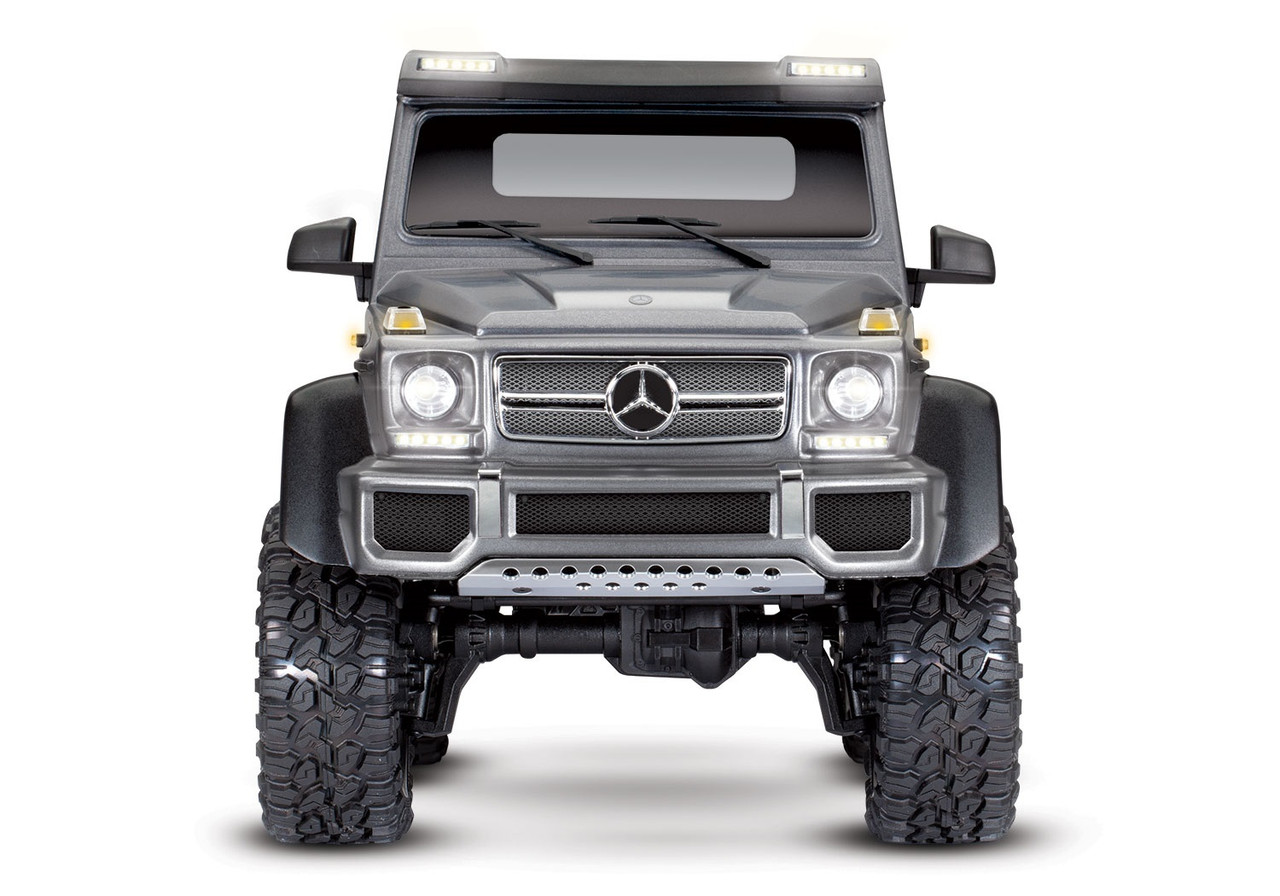 Traxxas 88296-4-SLVR TRX-6 Mercedes-Benz G 63 AMG 6X6 Clipless, Silver