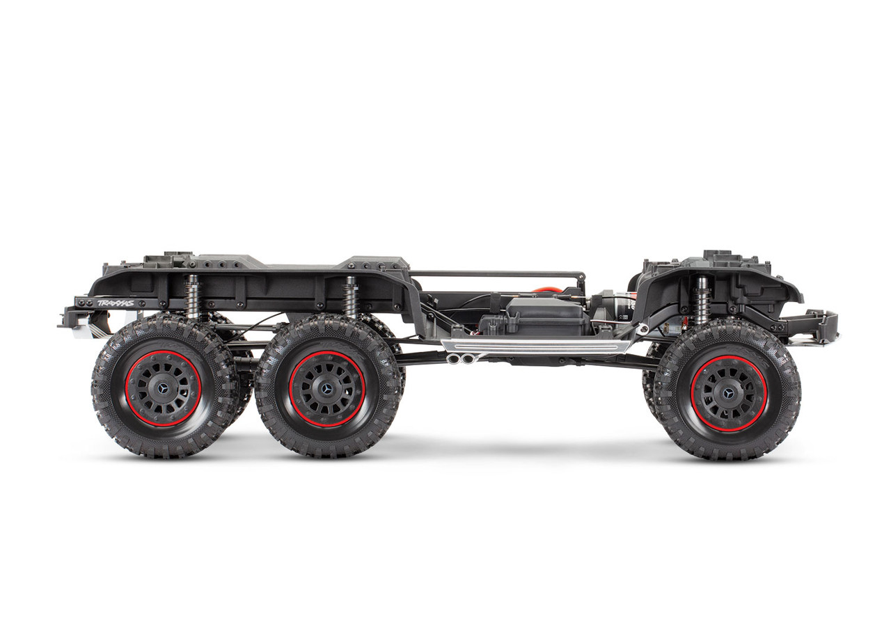 Traxxas 88296-4-SLVR TRX-6 Mercedes-Benz G 63 AMG 6X6 Clipless, Silver