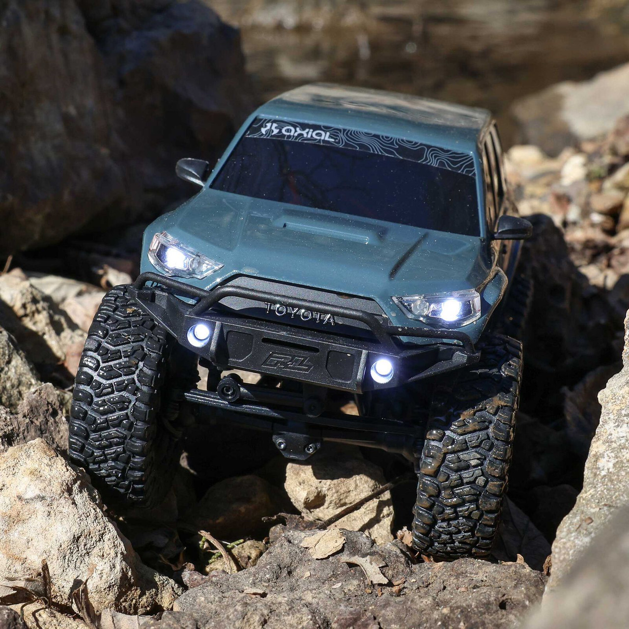 Axial 1/24 SCX24 Toyota 4Runner 4X4 RTR Brushed Rock Crawler Gray