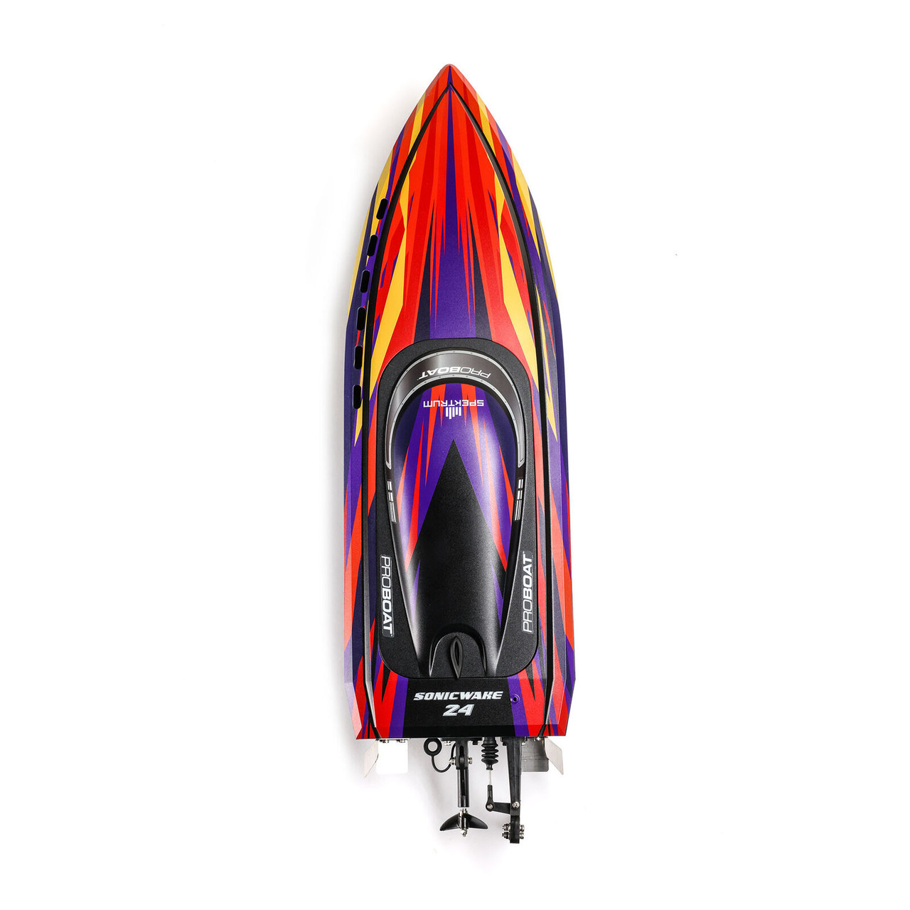 ProBoat Sonicwake 24" Self-Righting Brushless Deep-V RTR, Red