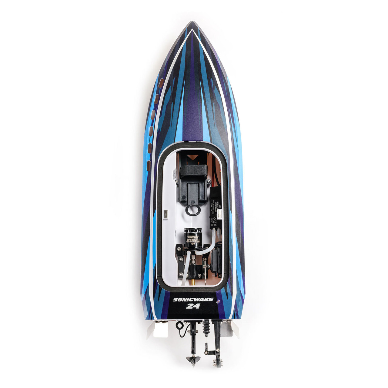 ProBoat Sonicwake 24" Self-Righting Brushless Deep-V RTR, Blue
