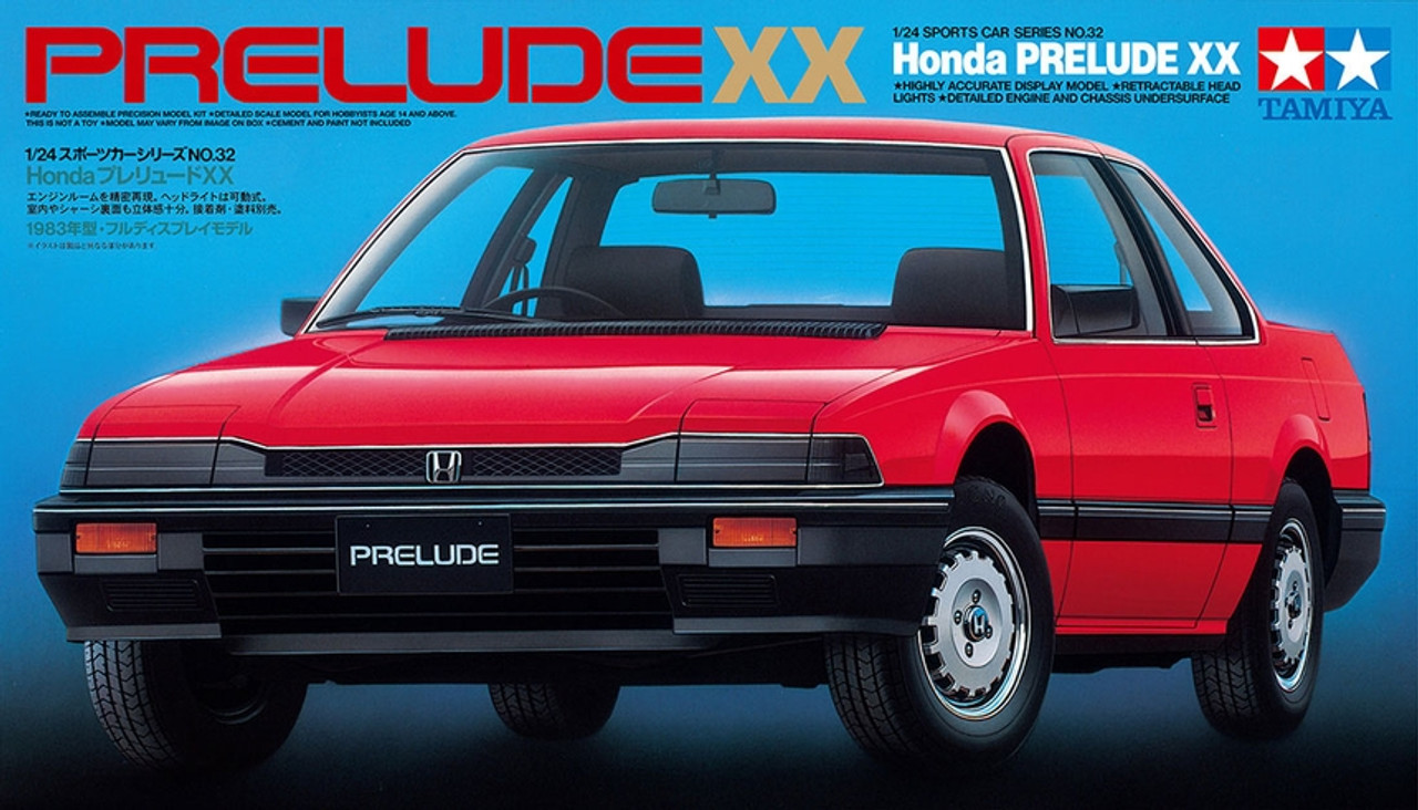 Tamiya 24032 1/24 Honda Prelude XX Plastic Model