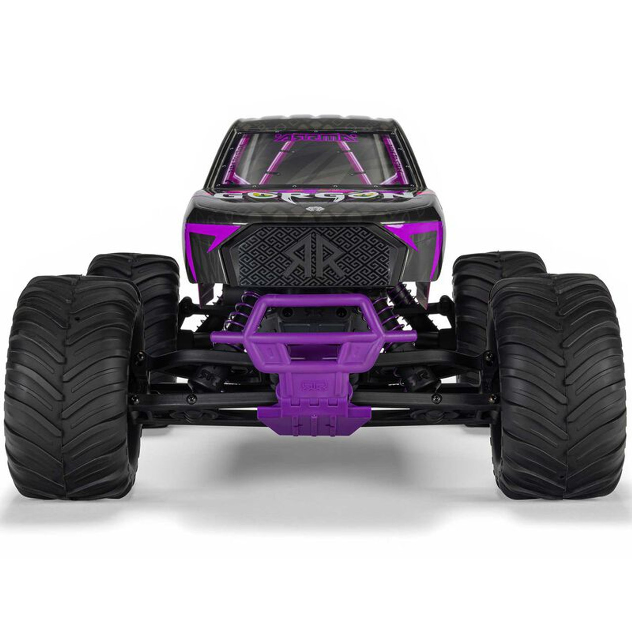  Arrma 1/10 GORGON 2WD RTR Brushed Monster Truck (Battery & Charger Included), Purple