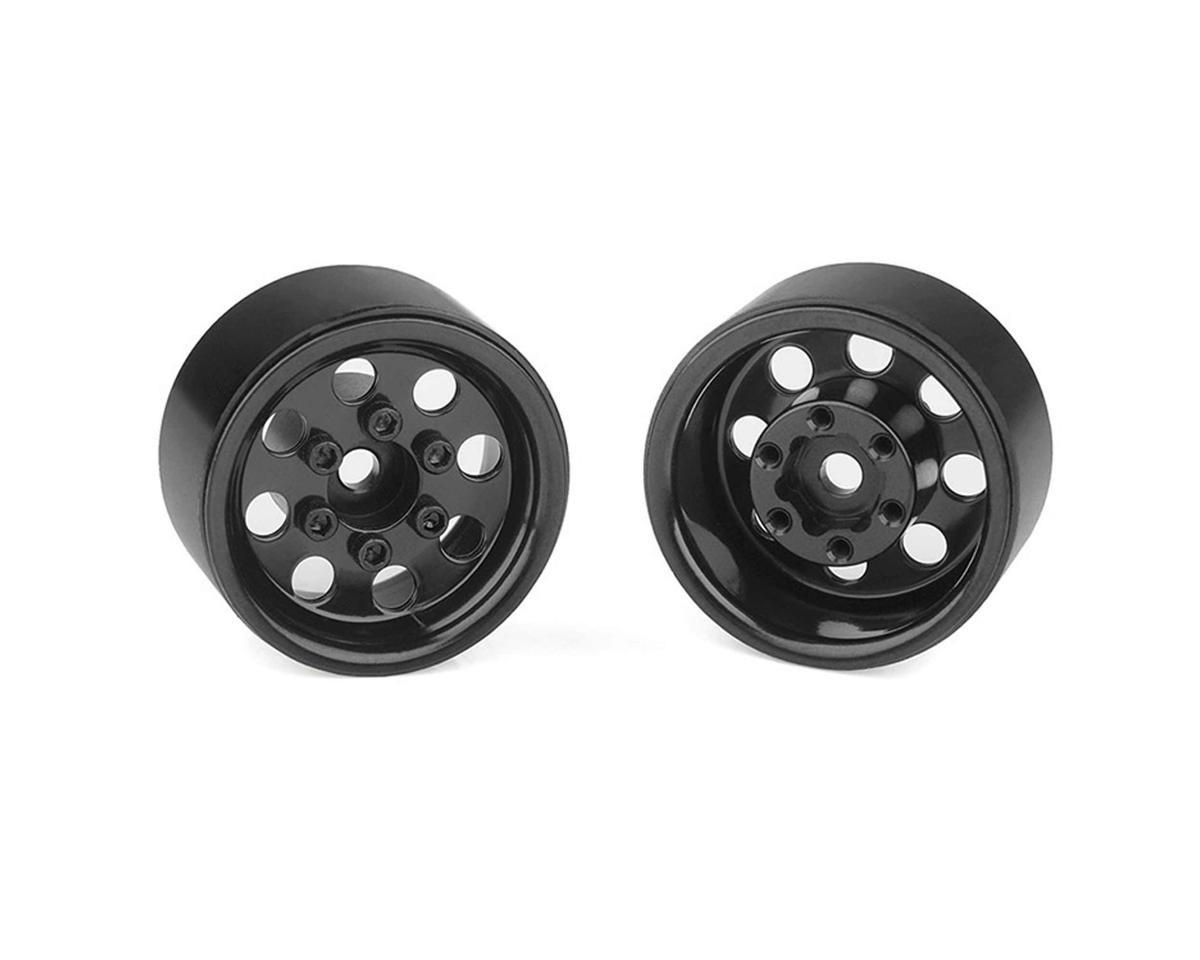 RC4WD Stamped Steel 1.0" Pro8 Beadlock Wheels, Black