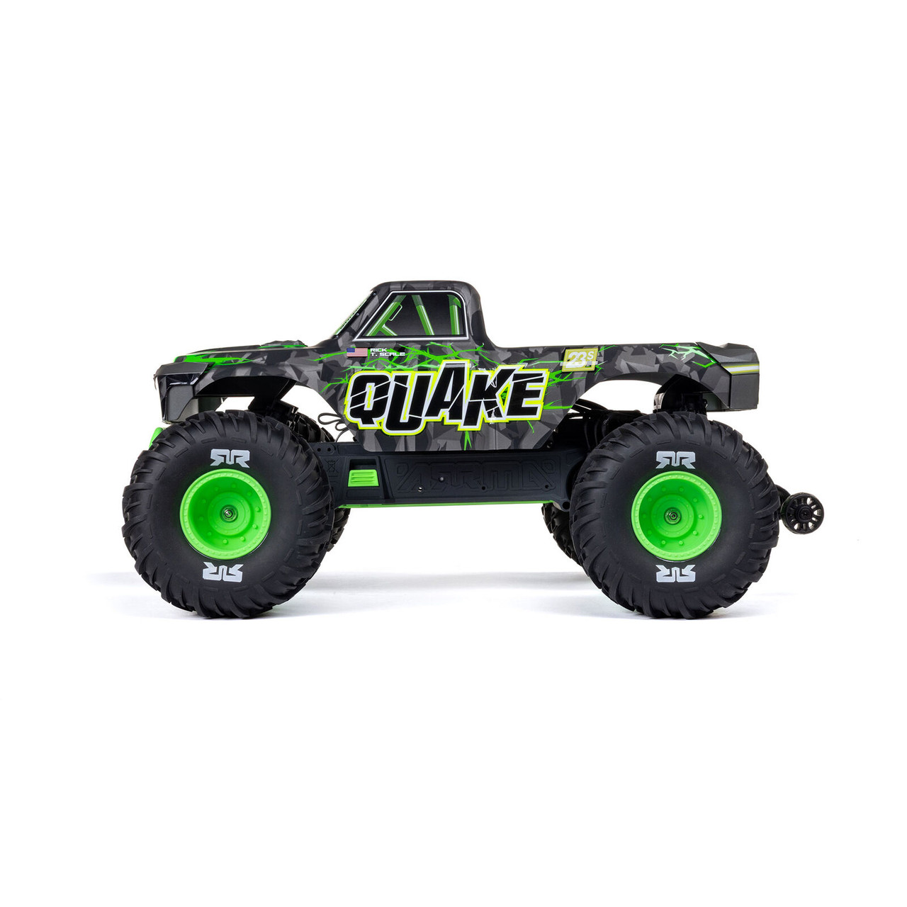 Arrma 1/10 QUAKE 223S DSC 2WD RTR Brushless Monster Truck, Green