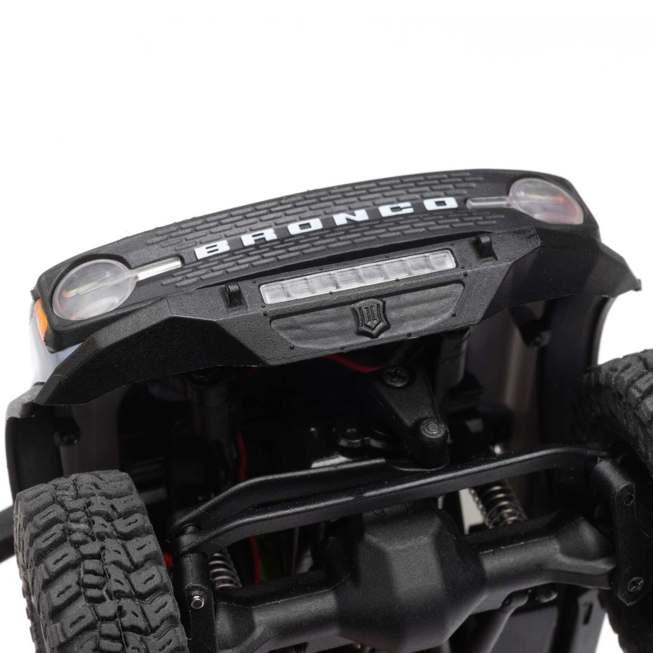 Axial 1/30 SCX30 Ford Bronco 4X4 RTR Brushed Rock Crawler (Battery & Charger Included), Gray