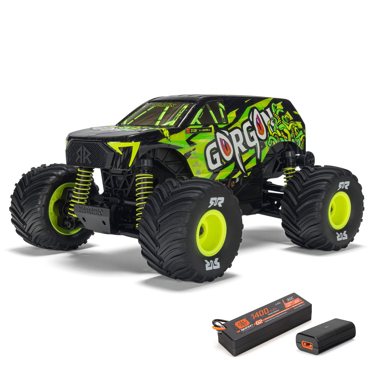 タカラトミー　モンスターマシーン　16輪駆動　オフロード　クロカン　レア Arrma 1/16 GORGON GROM 4X4 RTR Brushed Monster Truck (Battery