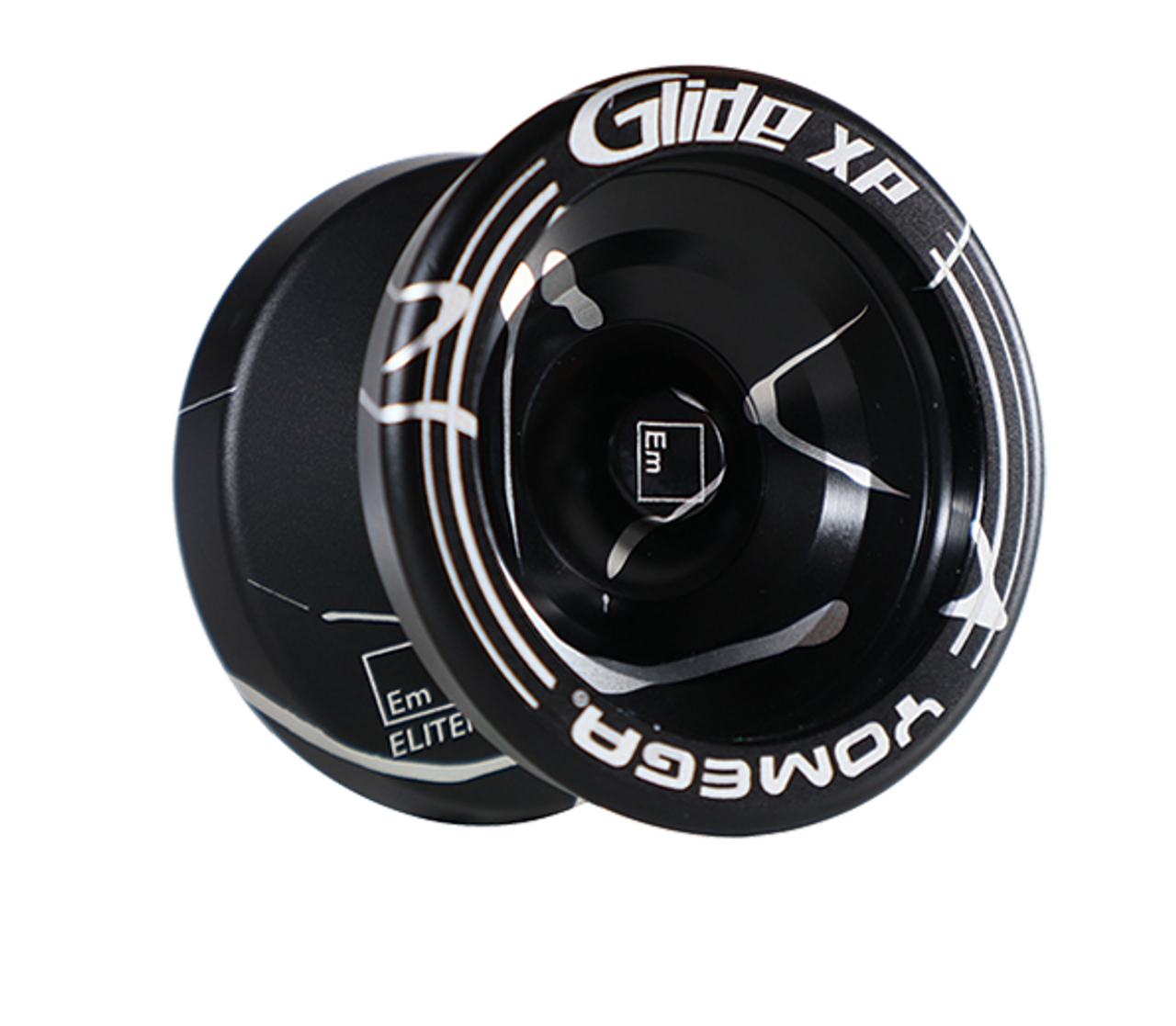 Yomega 8955B Glide XP Black/Silver Aluminum Yoyo