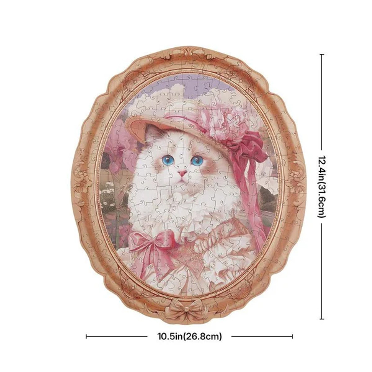  Rowood TA005 Springtime Kitty 200-Piece Wooden Jigsaw Puzzle