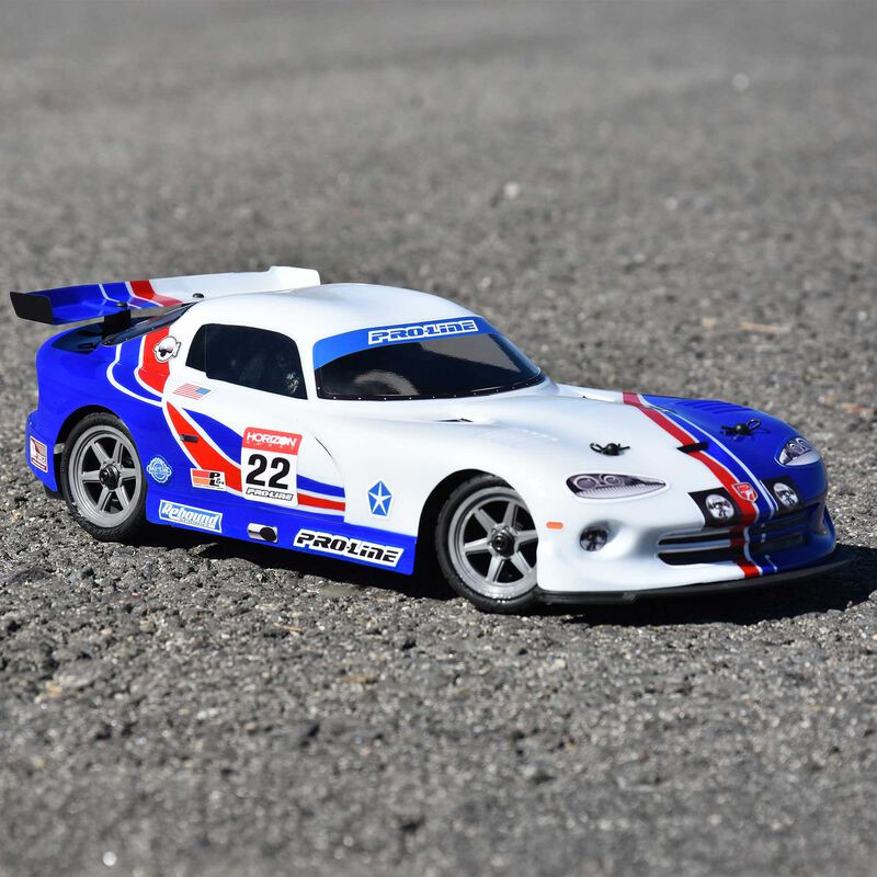 Proline 368417 1/12 Pre-Cut 2002 Dodge Viper GTS Clear Body: Losi Grom Racecar