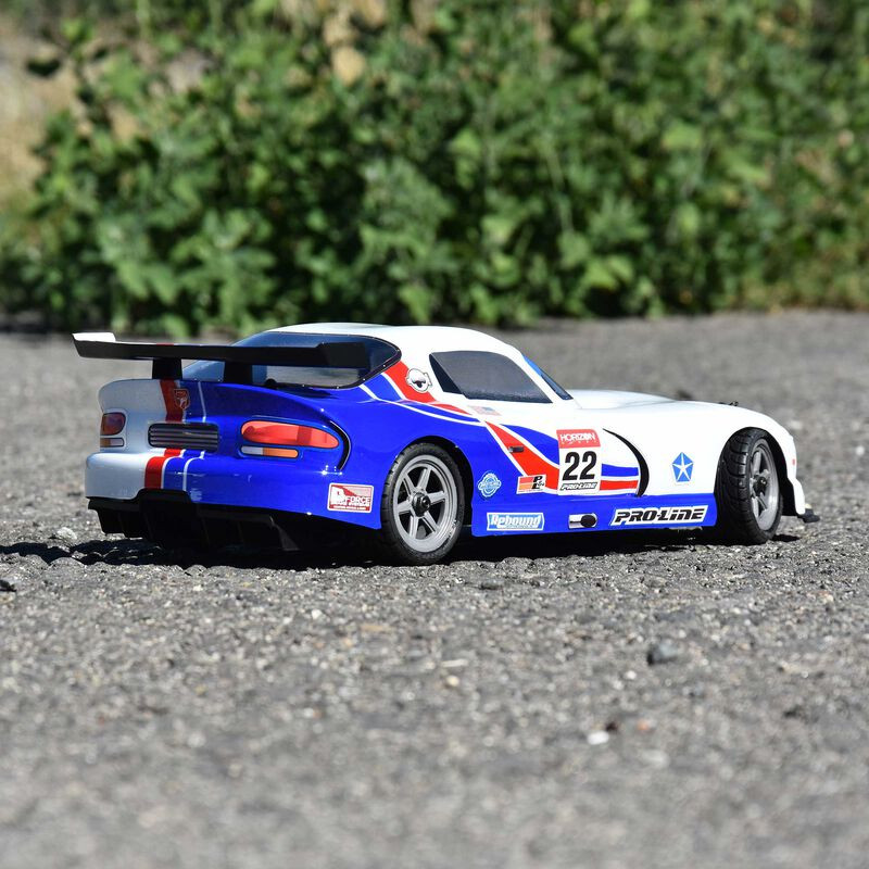 Proline 368417 1/12 Pre-Cut 2002 Dodge Viper GTS Clear Body: Losi